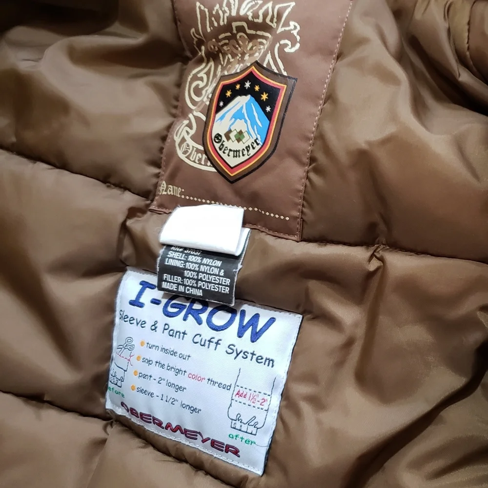 Obermeyer Kids Winter Ski Jacket Parka Waterproof Puffer - Picture 6 of 10